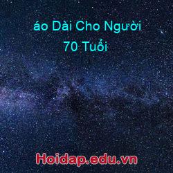 áo dài cho người 70 tuổi
