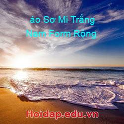 áo sơ mi trắng nam form rộng
