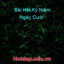 Bài hát kỷ niệm ngày cưới