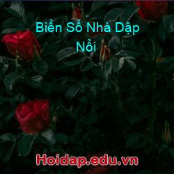 Biển số nhà dập nổi
