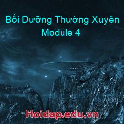 Bồi dưỡng thường xuyên module 4