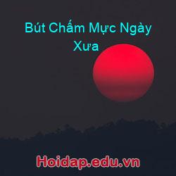 Bút chấm mực ngày xưa