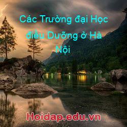 Các trường đại học điều dưỡng ở hà nội