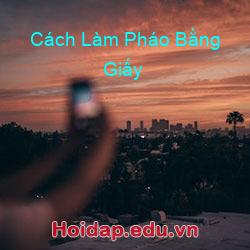 Cách làm pháo bằng giấy