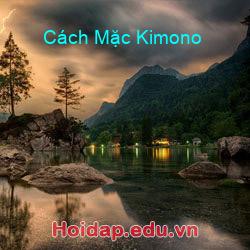 Cách mặc kimono
