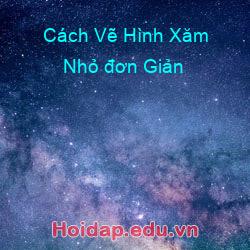 Cách vẽ hình xăm nhỏ đơn giản