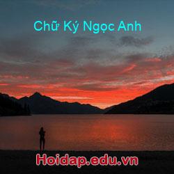 Chữ ký ngọc anh