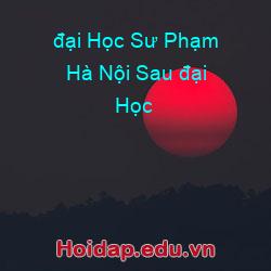 đại học sư phạm hà nội sau đại học