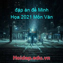 đáp án đề minh họa 2021 môn văn