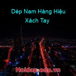 Dép nam hàng hiệu xách tay