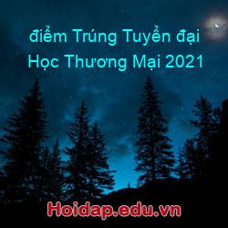 điểm trúng tuyển đại học thương mại 2021