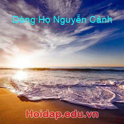 Dòng họ nguyễn cảnh