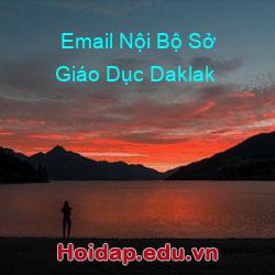Email nội bộ sở giáo dục daklak