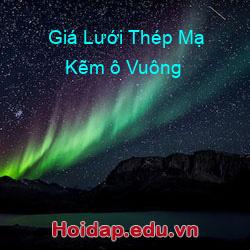 Giá lưới thép mạ kẽm ô vuông