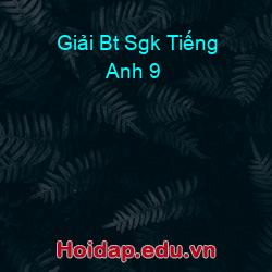 Giải bt sgk tiếng anh 9