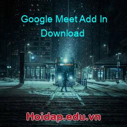 Google meet add in download
