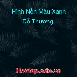 Hình nền màu xanh dễ thương