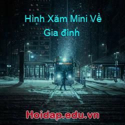 Hình xăm mini về gia đình