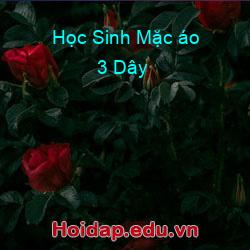Học sinh mặc áo 3 dây
