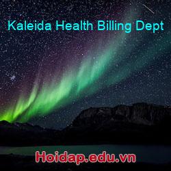 Kaleida health billing dept