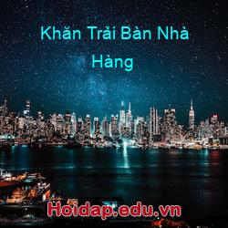 Khăn trải bàn nhà hàng