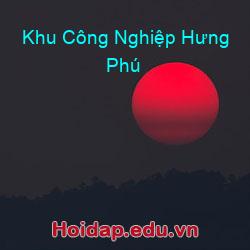 Khu công nghiệp hưng phú