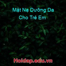 Mặt nạ dưỡng da cho trẻ em