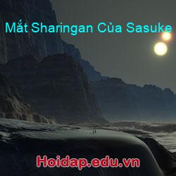 Mắt sharingan của sasuke