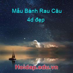 Mẫu bánh rau câu 4d đẹp