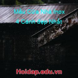 Mẫu cửa nhà inox 4 cánh đẹp nhất