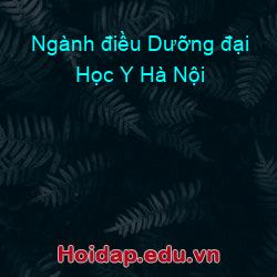 Ngành điều dưỡng đại học y hà nội