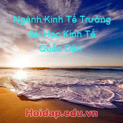 Ngành kinh tế trường đại học kinh tế quốc dân