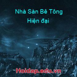Nhà sàn bê tông hiện đại