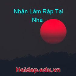 Nhận làm rập tại nhà