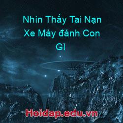 Nhìn thấy tai nạn xe máy đánh con gì
