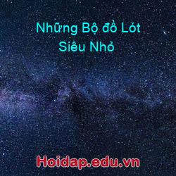 Những bộ đồ lót siêu nhỏ