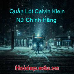 Quần lót calvin klein nữ chính hãng