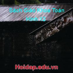 Sách giáo khoa toán hình 12
