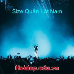 Size quần lót nam