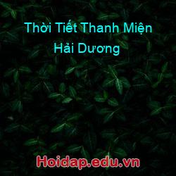 Thời tiết thanh miện hải dương