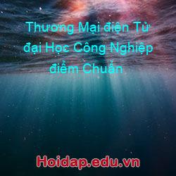 Thương mại điện tử đại học công nghiệp điểm chuẩn