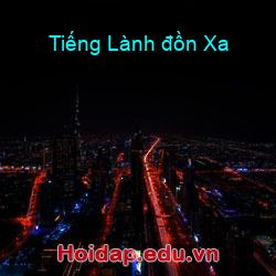 Tiếng lành đồn xa