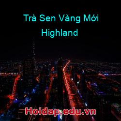 Trà sen vàng mới highland