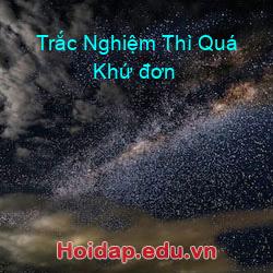 Trắc nghiệm thì quá khứ đơn