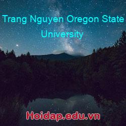 Trang nguyen oregon state university