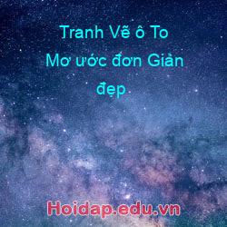 Tranh vẽ ô to mơ ước đơn giản đẹp