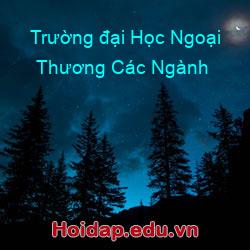 Trường đại học ngoại thương các ngành