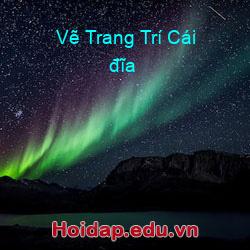 Vẽ trang trí cái đĩa