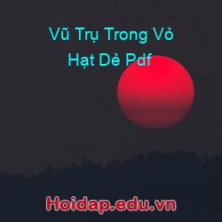 Vũ trụ trong vỏ hạt dẻ pdf