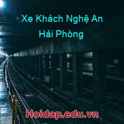 Xe khách nghệ an hải phòng